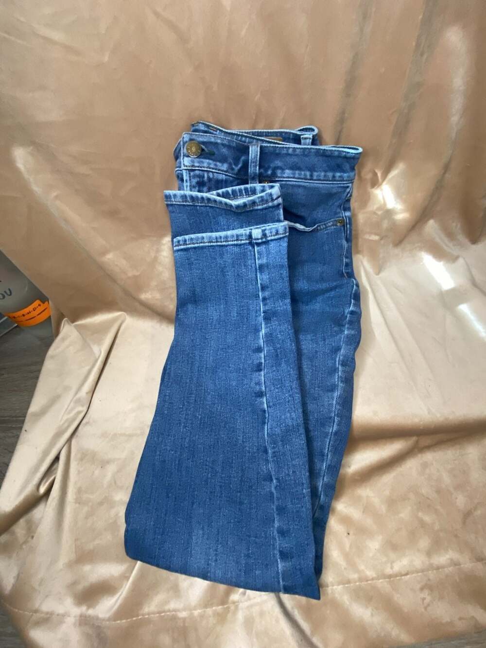 L.L.Bean BeanFlex 1912 Straight Leg Favorite Fit Jeans Size 12 Regular